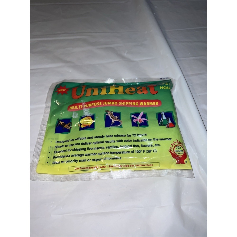 UniHeat 72-hour Multipurpose Jumbo Shipping Warmer for Plants, Live Insects,...